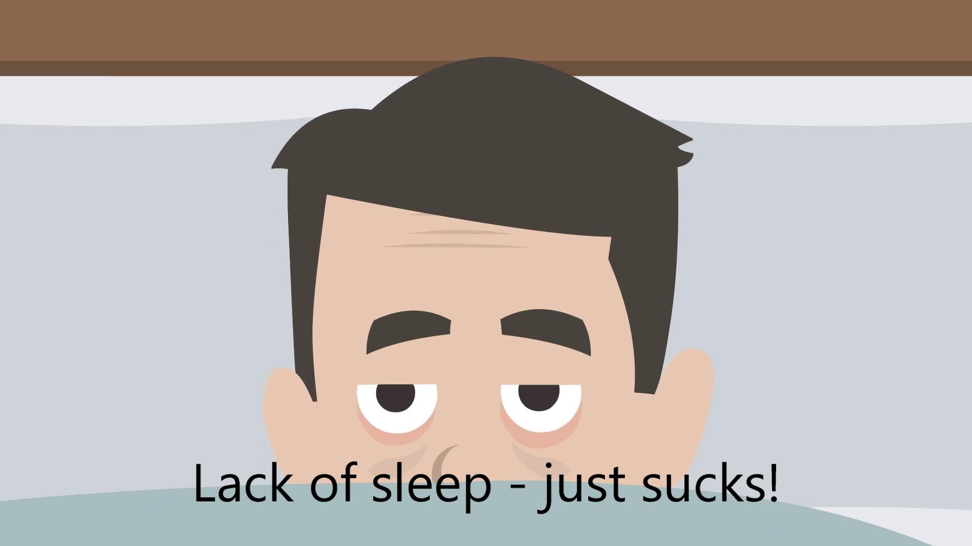 Lack of sleep – just sucks!